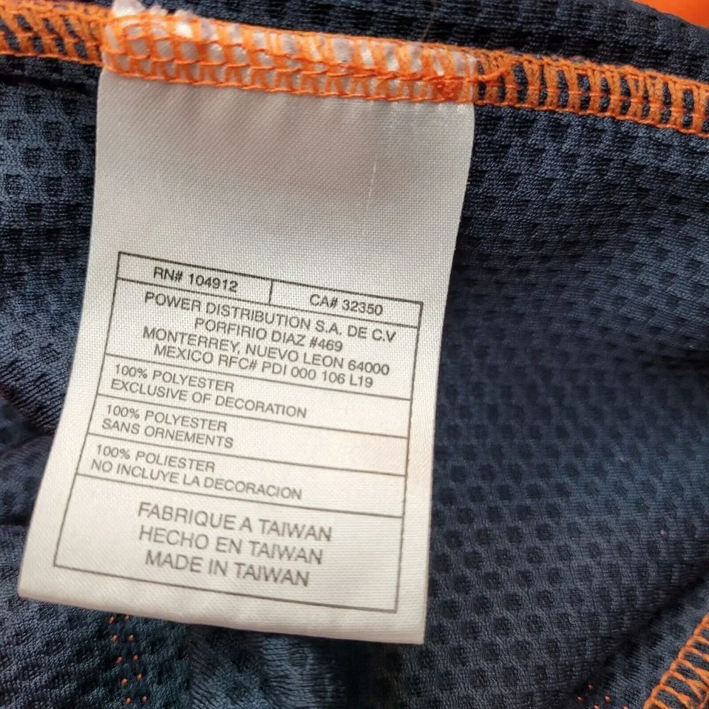 Nike FitDry Women's XL Large Shirt Orange Short Sleeve‎ Cycling Biking Running